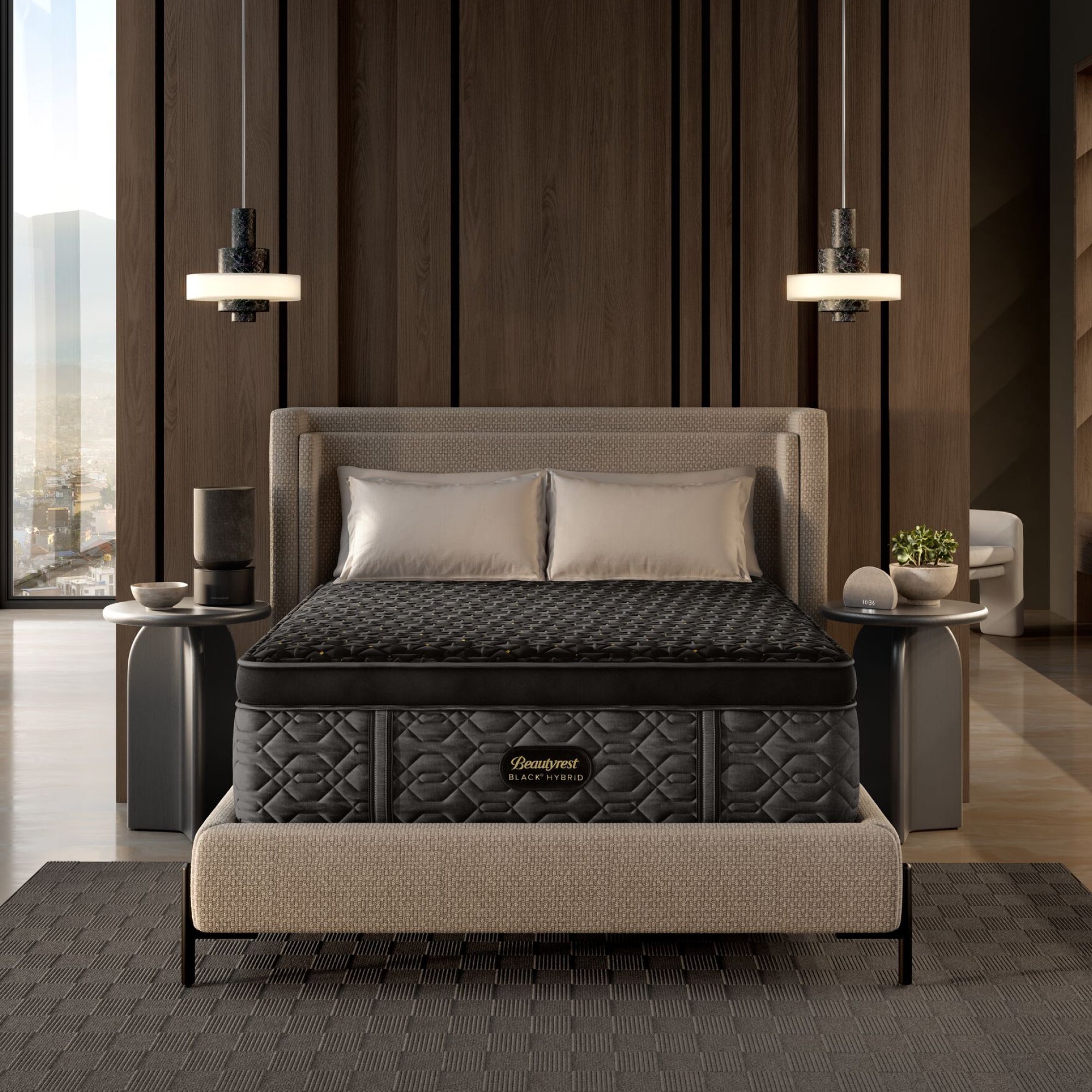Beautyrest Black® Hybrid Series Four#comfort_firm-apex-top