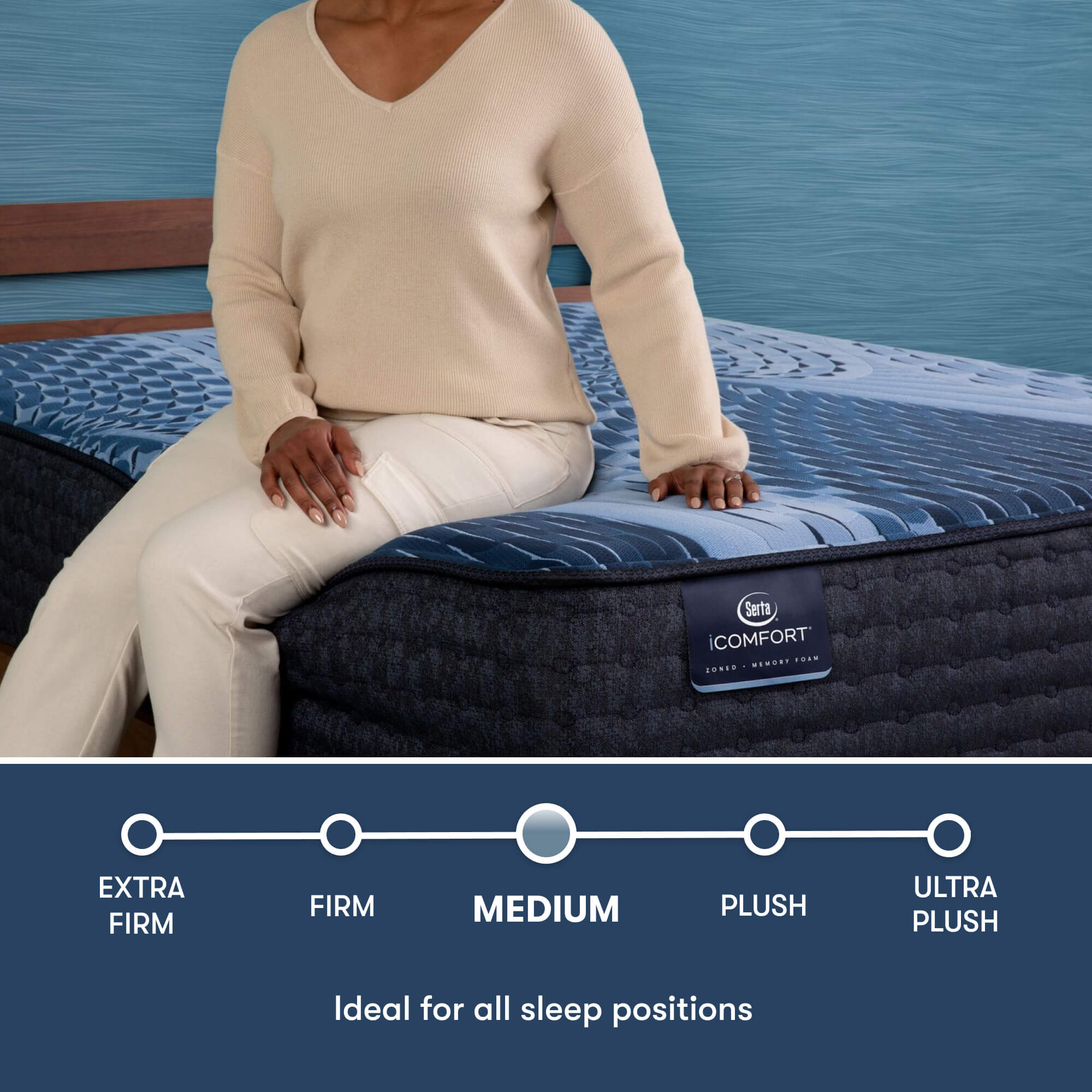 iComfort Aspire 14" Memory Foam Medium Mattress